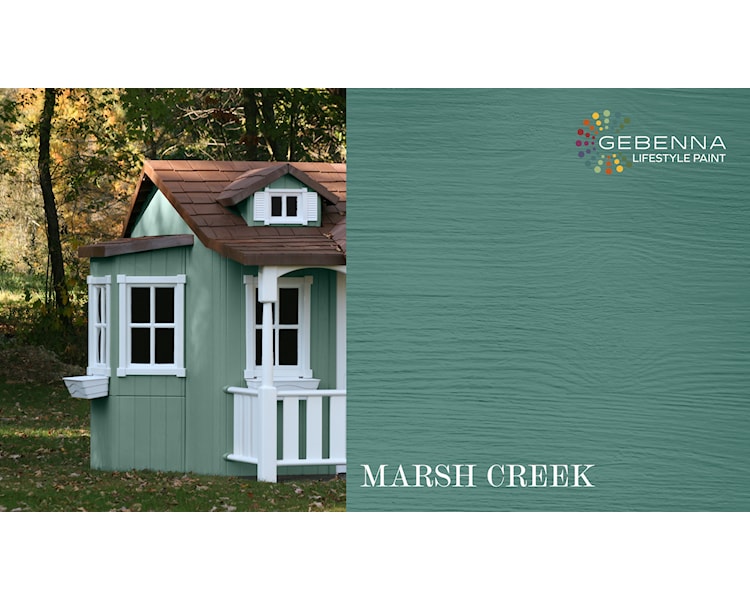 farvekort udendørs træmaling MARSH CREEK